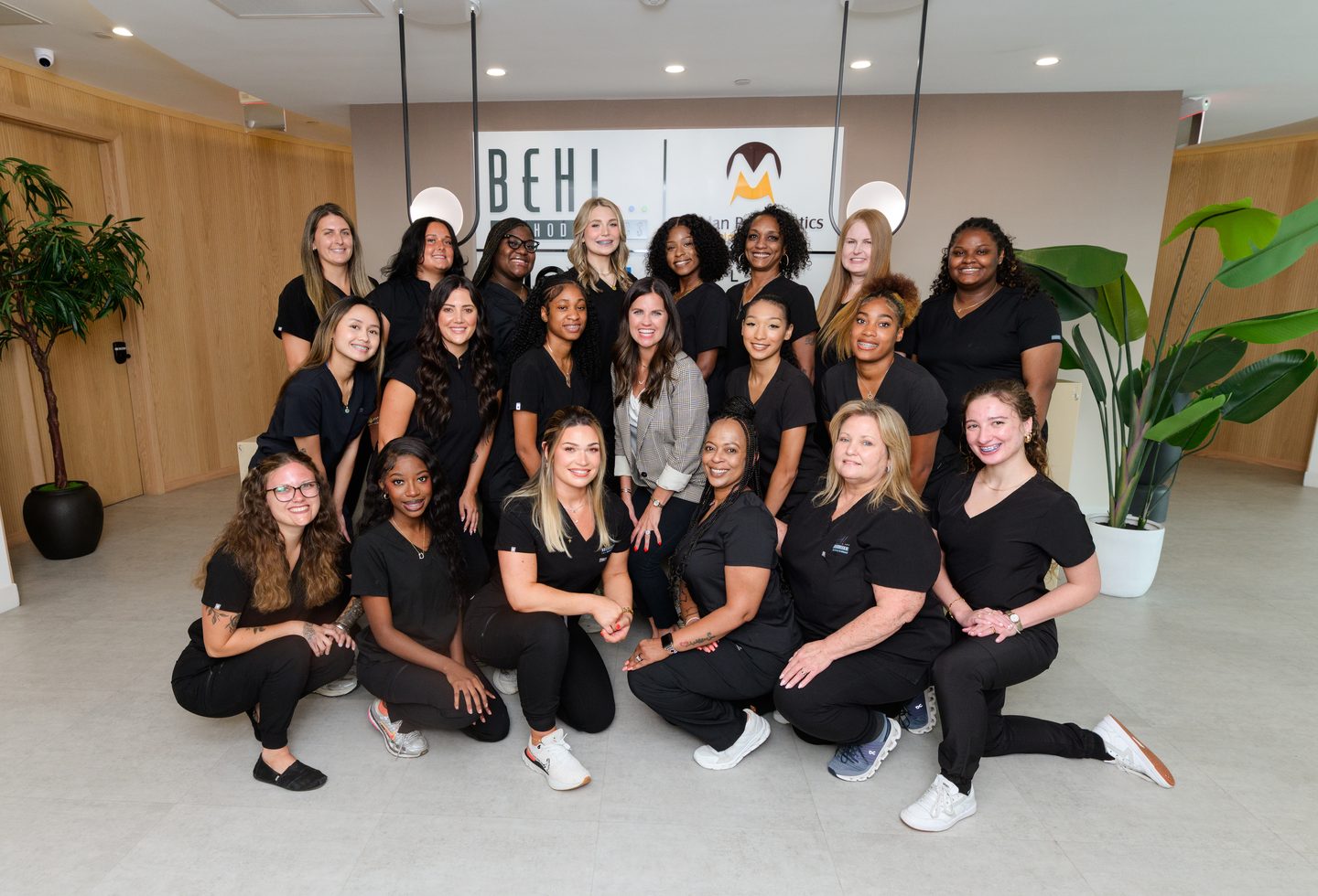 Behl Orthodontics team of orthodontic professionals in the Virginia Beach office