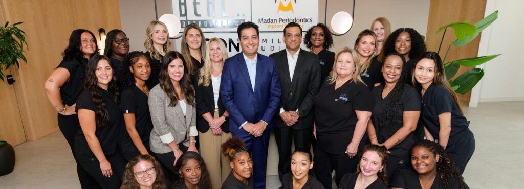 Behl Orthodontics doctors and staff group photo
