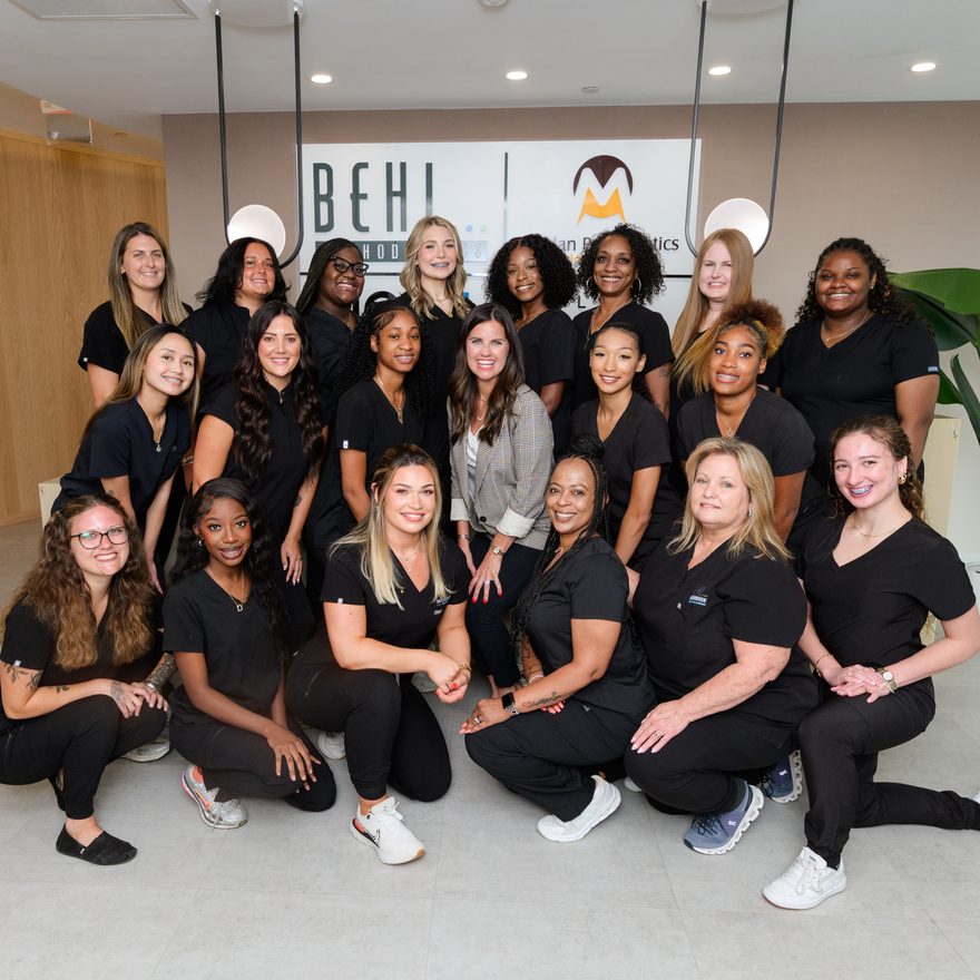 Behl Orthodontics team members smiling together
